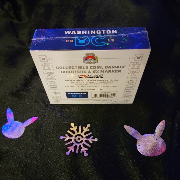 Rare Pokémon World Championships Washington Metal Coin Damage Counters GX Marker - Picture 7 of 10
